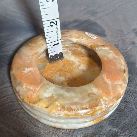 Gorgeous Natural Stone Ashtray or Trinket Box Heavy BRAND NEW - Picture 9 of 12